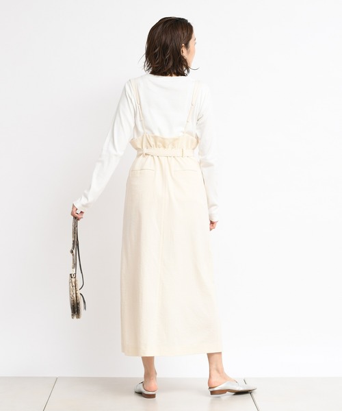 DouDou（ドゥドゥ）の「インナーセットジャンスカ（ワンピース・レディース・ベージュ/オフホワイト/ブルー/ミント・FREE）」の11枚目の写真