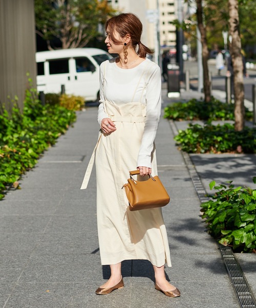 DouDou（ドゥドゥ）の「インナーセットジャンスカ（ワンピース・レディース・ベージュ/オフホワイト/ブルー/ミント・FREE）」の17枚目の写真