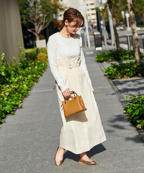 DouDou（ドゥドゥ）の「インナーセットジャンスカ（ワンピース・レディース・ベージュ/オフホワイト/ブルー/ミント・FREE）」の19枚目の写真