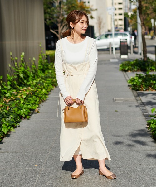 DouDou（ドゥドゥ）の「インナーセットジャンスカ（ワンピース・レディース・ベージュ/オフホワイト/ブルー/ミント・FREE）」の20枚目の写真