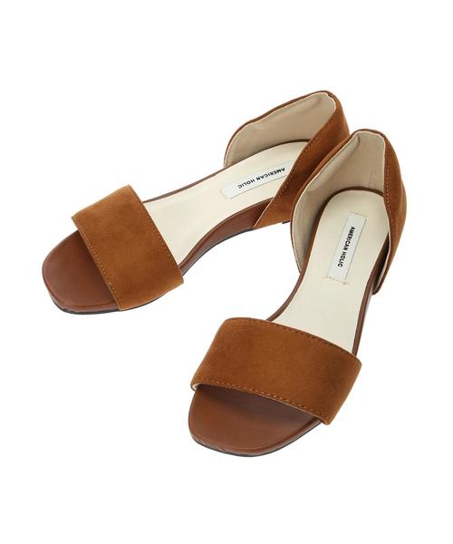 AMERICAN HOLIC(アメリカンホリック)の「屈曲セパレートフラットシューズ*(サンダル・レディース・キャメル/ブルーグリーン/ネイビー・SMALL/MEDIUM/LARGE)」の12枚目の写真