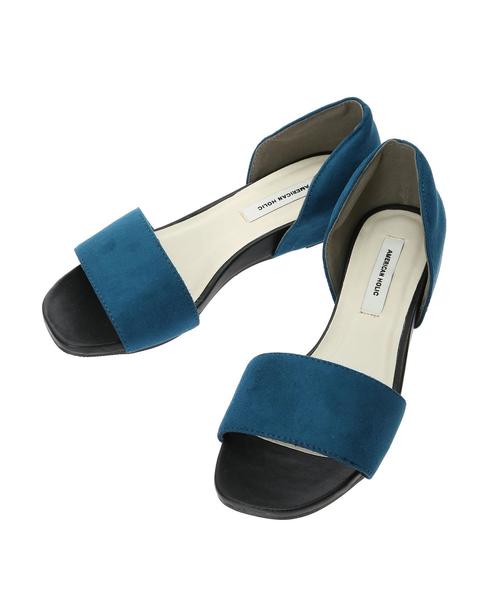 AMERICAN HOLIC(アメリカンホリック)の「屈曲セパレートフラットシューズ*(サンダル・レディース・キャメル/ブルーグリーン/ネイビー・SMALL/MEDIUM/LARGE)」の13枚目の写真