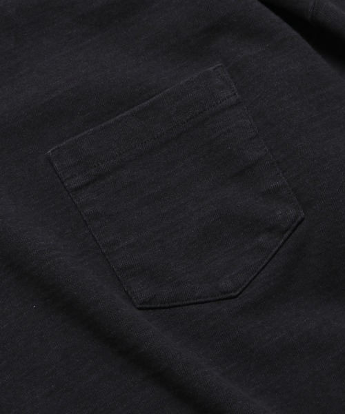 REMI RELIEF（レミレリーフ）の「REMI RELIEF/レミレリーフ 20/2 TC 天竺ポケット 無地ロンTシャツ（Tシャツ/カットソー・メンズ・ブラック/ベージュ/オフホワイト/ブルー/サーモンピンク・S/M/L）」の10枚目の写真