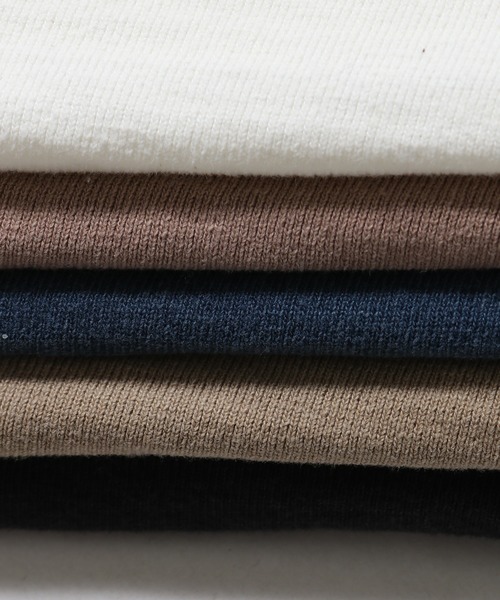 REMI RELIEF（レミレリーフ）の「REMI RELIEF/レミレリーフ 20/2 TC 天竺ポケット 無地ロンTシャツ（Tシャツ/カットソー・メンズ・ブラック/ベージュ/オフホワイト/ブルー/サーモンピンク・S/M/L）」の14枚目の写真