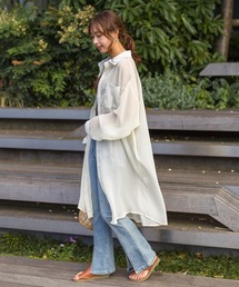 シアーロングシャツ