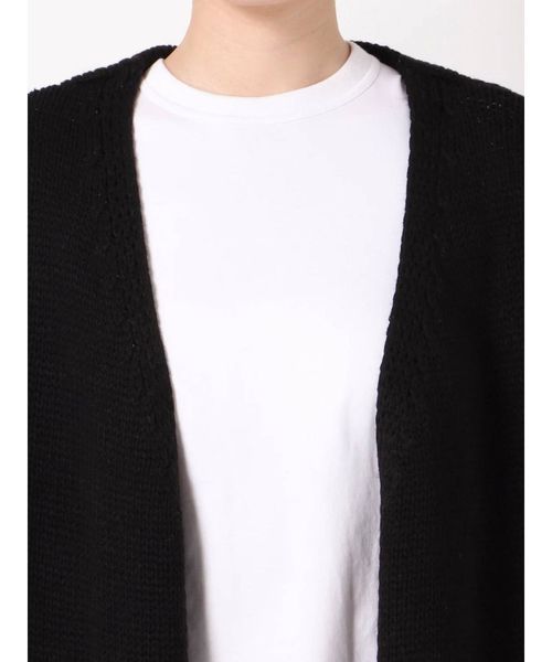 RESEXXY(リゼクシー)の「透かし柄フリンジカーデ(カーディガン/ボレロ・レディース・ブラック/ベージュ/オフホワイト・FREE)」の18枚目の写真