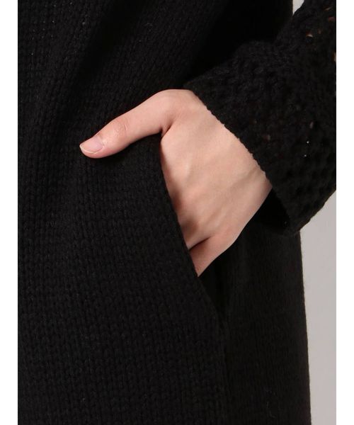 RESEXXY(リゼクシー)の「透かし柄フリンジカーデ(カーディガン/ボレロ・レディース・ブラック/ベージュ/オフホワイト・FREE)」の20枚目の写真