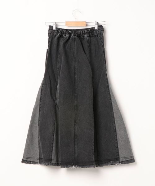 KOH.style（コースタイル）の「ブロッキングデニムスカート（デニムスカート・レディース・ブラック/ブルー・MEDIUM/LARGE/SMALL）」の21枚目の写真