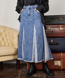 KOH.style | ブロッキングデニムスカート(デニムスカート)