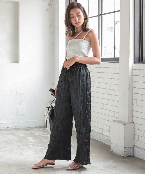 KOBE LETTUCE（コウベレタス）の「トリプルストラップキャミソール（キャミソール・レディース・ベージュ/グリーン系その他/ダークブラウン/ブラック・FREE）」の7枚目の写真