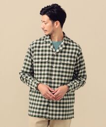 SHIPS | SC: YAKブレンド オープンカラー ネルシャツ(シャツ/ブラウス)