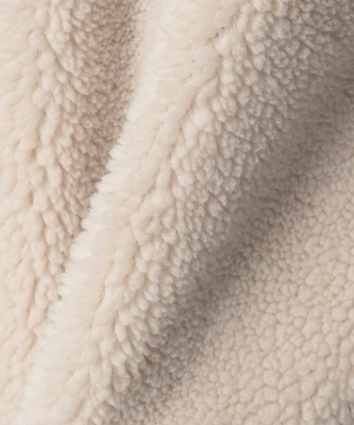 Heather（ヘザー）の「リバーシブルキルティングボアロングコート　918012（ミリタリージャケット・レディース・ブラック/カーキ・FREE）」の11枚目の写真