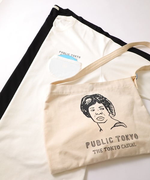 PUBLIC TOKYO（パブリックトウキョウ）の「NAIJEL GRAPHサコッシュバッグ（ショルダーバッグ・メンズ・アイボリー・FREE）」の5枚目の写真