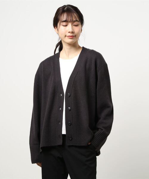 JOURNAL STANDARD(ジャーナルスタンダード)の「カシミヤウールショートカーディガン◆2(カーディガン/ボレロ・レディース・ナチュラル/ブラック系その他・FREE)」の2枚目の写真