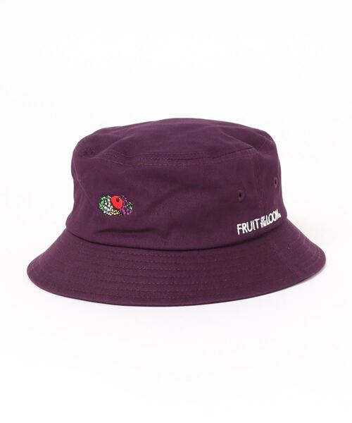 FRUIT OF THE LOOM(フルーツオブザルーム)の「KIDS LOGO EMB BUCKET HAT / キッズ / ユニセックス / 親子(ハット・キッズ・ホワイト/ブラック/ベージュ/パープル・FREE)」の4枚目の写真