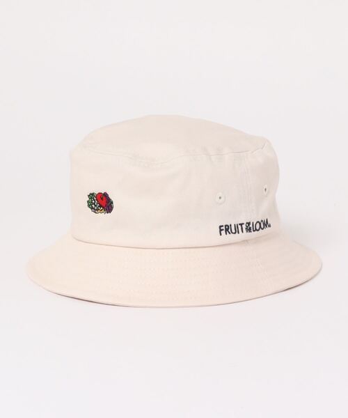 FRUIT OF THE LOOM(フルーツオブザルーム)の「KIDS LOGO EMB BUCKET HAT / キッズ / ユニセックス / 親子(ハット・キッズ・ホワイト/ブラック/ベージュ/パープル・FREE)」の2枚目の写真