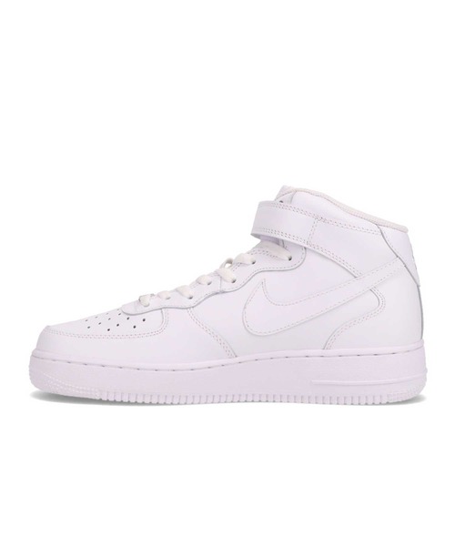 ⭐️超美品⭐️Nike エアフォース1 mid ホワイト25.5㎝ NIKE（ナイキ）の「NIKE AIR FORCE 1 MID '07 / ナイキ エア