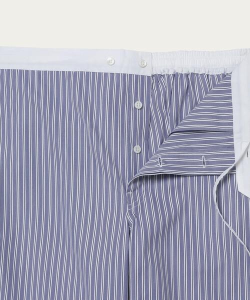 SUNSPEL サンスペルツータックショートパンツストライプ 