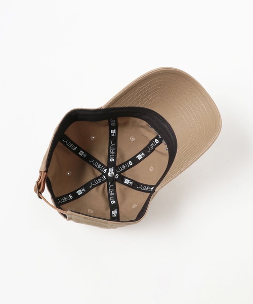 NEW ERA（ニューエラ）の「NEW ERA × BEAMS / 別注 BEAMS Logo 9THIRTY Cap（キャップ・メンズ・ブラック/ベージュ/ネイビー・ONE SIZE）」の7枚目の写真