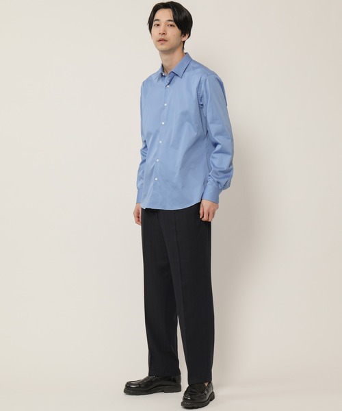 KASHIYAMA（カシヤマ）の「TECH-POLYESTER ストレッチノータックスリムテーパードパンツ（ヘリンボーン）（その他パンツ・メンズ・グレー/ネイビー・マルチサイズ）」の11枚目の写真