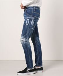 デニム・ジーパン ICON DSQUARED2 - 極美品/48 DSQUARED2 ICON SKATER JEAN ブラックの