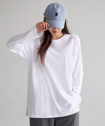 A'GEM/9 × .kom『muah muah/ムーアムーア』LAYERED LONG SLEEVE T-SHIRT/レイヤード 長袖Tシャツ