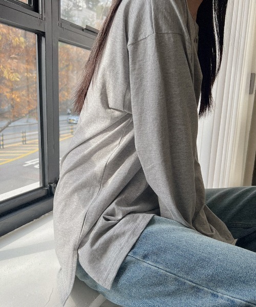 A'GEM/9 × .kom『muah muah/ムーアムーア』LAYERED LONG SLEEVE