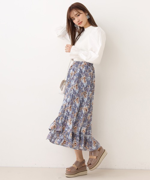 one after another NICE CLAUP（ワンアフターアナザーナイスクラップ）の「袖コンシャス裏毛トップス（Tシャツ/カットソー・レディース・オフホワイト/ブラック/グレー/ベージュ・FREE）」の17枚目の写真