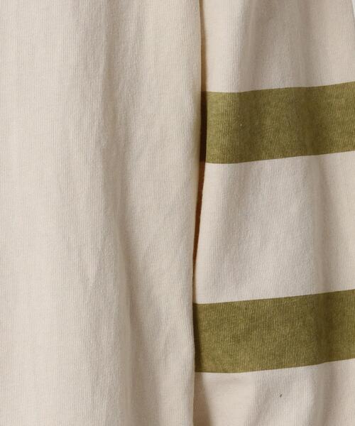 coen(コーエン)の「USAコットンフットボール7分袖ラインTシャツ#(Tシャツ/カットソー・メンズ・ブラック/ホワイト/オフホワイト/ライム・LARGE/SMALL/MEDIUM/X-LARGE)」の7枚目の写真