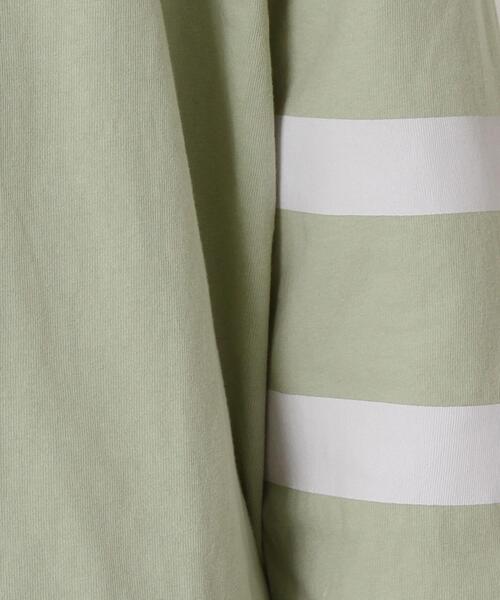 coen(コーエン)の「USAコットンフットボール7分袖ラインTシャツ#(Tシャツ/カットソー・メンズ・ブラック/ホワイト/オフホワイト/ライム・LARGE/SMALL/MEDIUM/X-LARGE)」の11枚目の写真