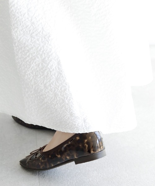 chocolates（チョコラテス）の「晴雨兼用スクエアバレエシューズ【日本製】（バレエシューズ・レディース・ミント/ブラック/ベージュ/ライトピンク/アイボリー/ブラウン/その他/ブラック系その他/ブラック系/レッド・22cm/25cm/22.5cm/24cm/24.5cm/23.5cm/23cm）」の21枚目の写真