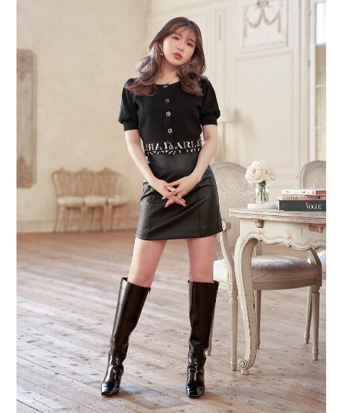 Darich ダーリッチ パイピングオーバーニットカーディガン BLK Dベアエンブロイダリーニットカーディガン – Darich (ダーリッチ)