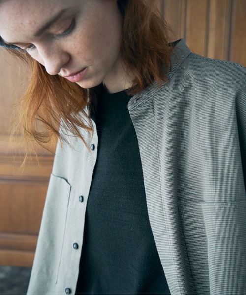 UNFIL（アンフィル）の「unfil アンフィル / egyptian cotton-twill band collar shirt エジプト産超長綿 バンドカラー長袖シャツ / WOFL-UU001B（シャツ/ブラウス・メンズ・その他・4/5）」の8枚目の写真