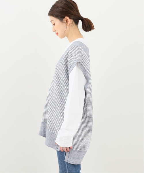 SLOBE IENA(スローブイエナ)の「L/PラメオーバーVネックベスト【手洗い可能】◆(ベスト・レディース・ホワイト/ブルー・FREE)」の14枚目の写真