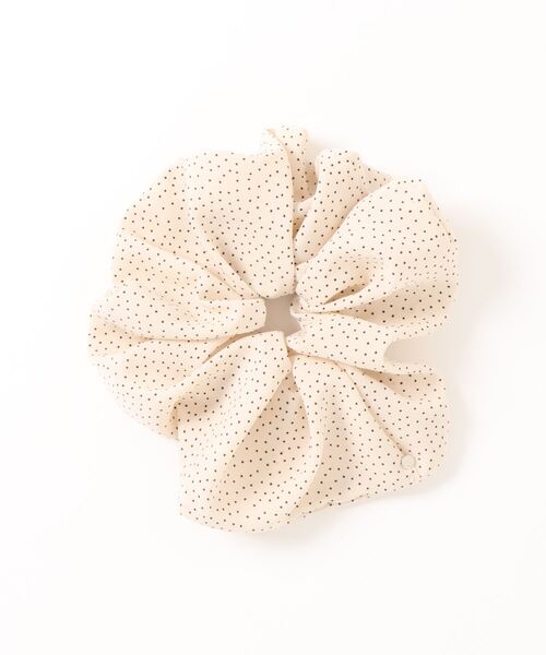 SNIDEL（スナイデル）の「ドットシュシュ（シュシュ・レディース・ホワイト/ブラック・FREE）」の2枚目の写真