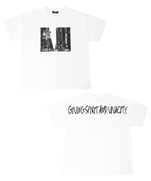 GLAZOS(グラソス)の「OE天竺・抗菌防臭加工ドロップショルダーフォトプリント半袖Tシャツ(Tシャツ/カットソー・キッズ・ブラック/ホワイト/ライトグリーン・130cm/150cm/170cm/140cm/160cm)」の2枚目の写真