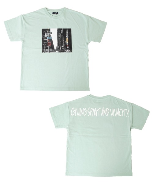 GLAZOS(グラソス)の「OE天竺・抗菌防臭加工ドロップショルダーフォトプリント半袖Tシャツ(Tシャツ/カットソー・キッズ・ブラック/ホワイト/ライトグリーン・130cm/150cm/170cm/140cm/160cm)」の4枚目の写真