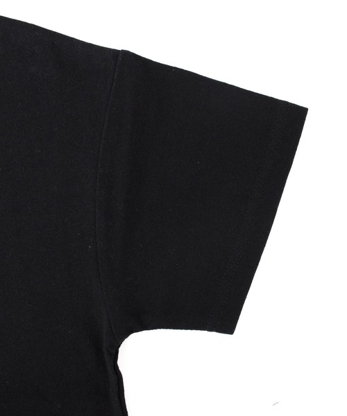 GLAZOS(グラソス)の「OE天竺・抗菌防臭加工ドロップショルダーフォトプリント半袖Tシャツ(Tシャツ/カットソー・キッズ・ブラック/ホワイト/ライトグリーン・130cm/150cm/170cm/140cm/160cm)」の11枚目の写真