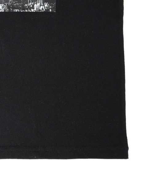 GLAZOS(グラソス)の「OE天竺・抗菌防臭加工ドロップショルダーフォトプリント半袖Tシャツ(Tシャツ/カットソー・キッズ・ブラック/ホワイト/ライトグリーン・130cm/150cm/170cm/140cm/160cm)」の13枚目の写真