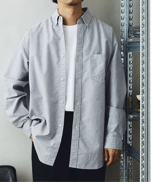 JOURNAL STANDARD relume（ジャーナルスタンダード　レリューム）の「【HOUSE HOLD / ハウスホールド】ボタンダウンシャツ（シャツ/ブラウス・メンズ・ホワイト/ネイビー/ブラック・4/1/3/2）」の12枚目の写真