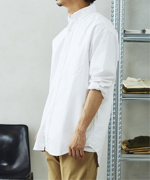 JOURNAL STANDARD relume（ジャーナルスタンダード　レリューム）の「【HOUSE HOLD / ハウスホールド】ボタンダウンシャツ（シャツ/ブラウス・メンズ・ホワイト/ネイビー/ブラック・4/1/3/2）」の22枚目の写真