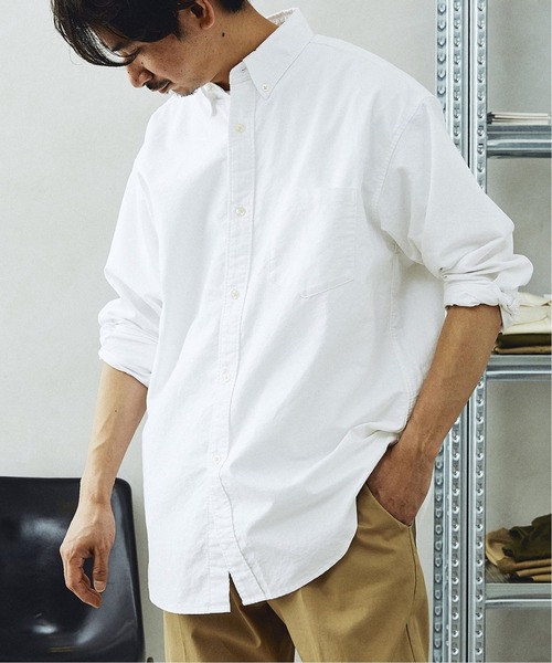 JOURNAL STANDARD relume（ジャーナルスタンダード　レリューム）の「【HOUSE HOLD / ハウスホールド】ボタンダウンシャツ（シャツ/ブラウス・メンズ・ホワイト/ネイビー/ブラック・4/1/3/2）」の15枚目の写真