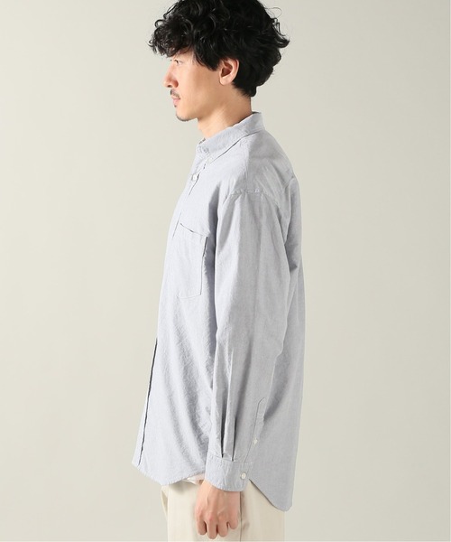 JOURNAL STANDARD relume（ジャーナルスタンダード　レリューム）の「【HOUSE HOLD / ハウスホールド】ボタンダウンシャツ（シャツ/ブラウス・メンズ・ホワイト/ネイビー/ブラック・4/1/3/2）」の6枚目の写真