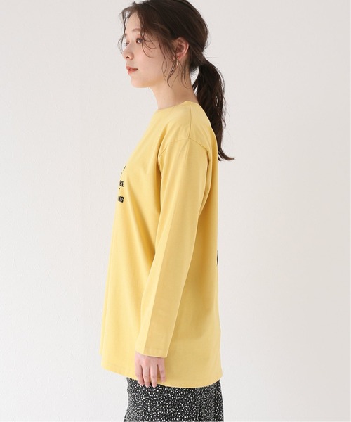 Simplicite（サンプリシテ）の「LIFE IS Tシャツ◆（Tシャツ/カットソー・レディース・ホワイト/イエロー・FREE）」の12枚目の写真