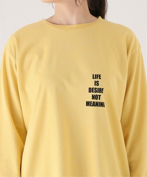 Simplicite（サンプリシテ）の「LIFE IS Tシャツ◆（Tシャツ/カットソー・レディース・ホワイト/イエロー・FREE）」の19枚目の写真