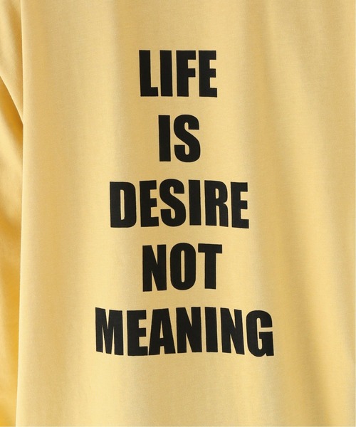 Simplicite（サンプリシテ）の「LIFE IS Tシャツ◆（Tシャツ/カットソー・レディース・ホワイト/イエロー・FREE）」の4枚目の写真