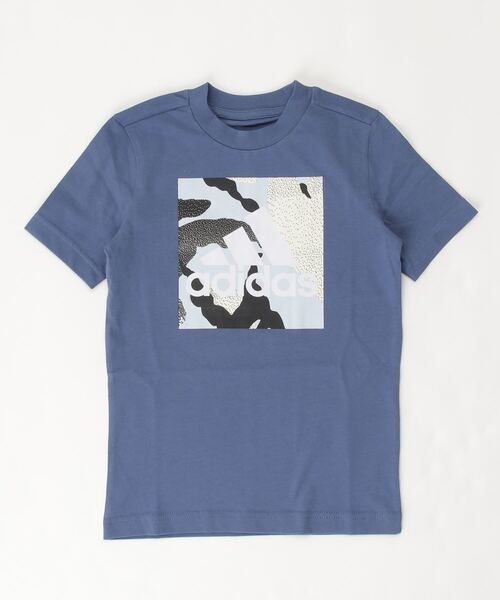 adidas（アディダス）の「アディダス adidas YBCAMOTEE（Tシャツ/カットソー・キッズ・サックスブルー/ブルー/ホワイト・120cm/130cm/140cm/150cm/160cm）」の3枚目の写真