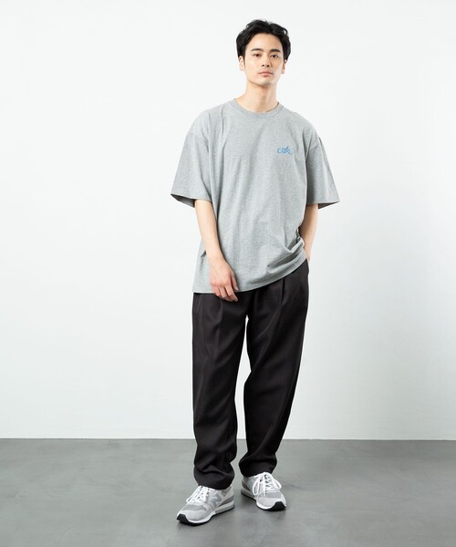 FREAK'S STORE(フリークスストア)の「Cofax Coffee×Nao Tatsumi SHOP TEE/コファックス コーヒー ナオ タツミ ショップ Tシャツ/イラスト/アーティスト(Tシャツ/カットソー・メンズ・ホワイト/ベージュ/ネイビー/グレー・SMALL/MEDIUM/LARGE)」の5枚目の写真