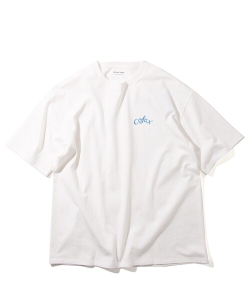 FREAK'S STORE(フリークスストア)の「Cofax Coffee×Nao Tatsumi SHOP TEE/コファックス コーヒー ナオ タツミ ショップ Tシャツ/イラスト/アーティスト(Tシャツ/カットソー・メンズ・ホワイト/ベージュ/ネイビー/グレー・SMALL/MEDIUM/LARGE)」の15枚目の写真