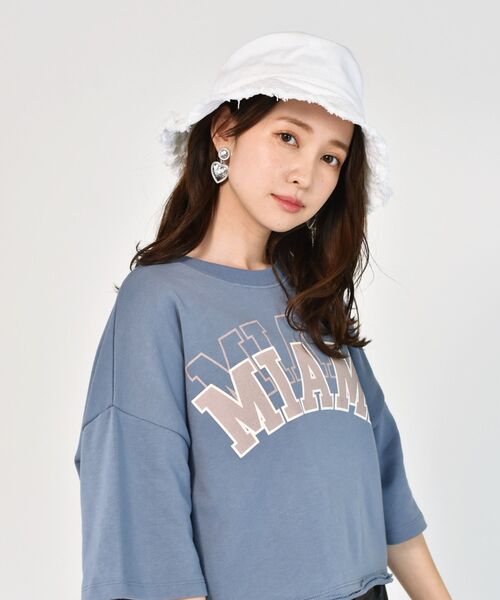 casita(RETRO GIRL)（カシータ）の「フリンジバケットハット（ハット・レディース・オフホワイト/ブラック/グレー/アイボリー・FREE）」の18枚目の写真